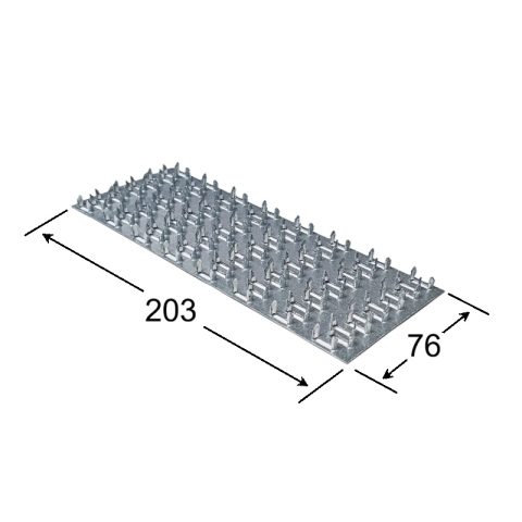 Placa Multicui 203x76x1 mm