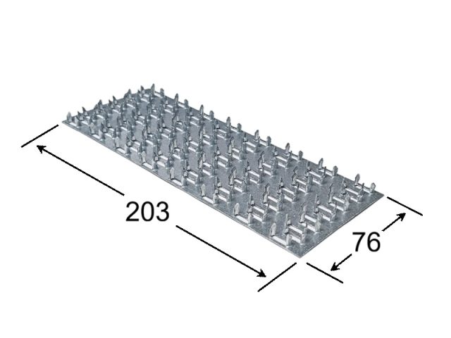 Placa Multicui 203x76x1 mm