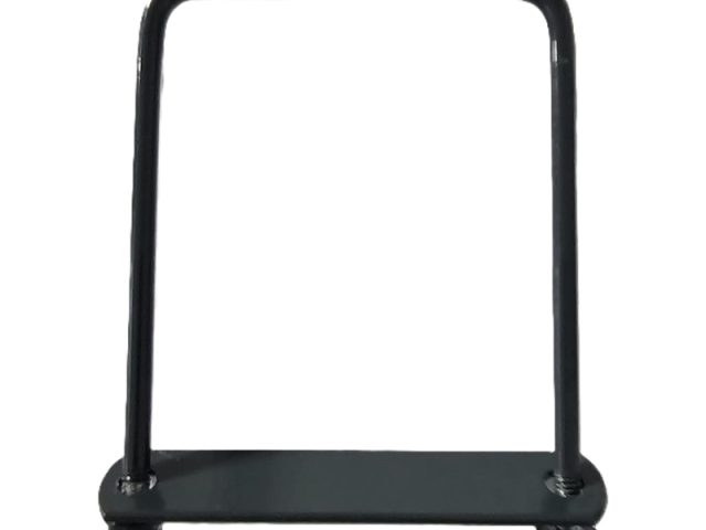 Brida 100x80mm Gri Antracit RAL7016 Pentru Fixare Panouri Gard Pe Stalpi Rectangulari - 25buc/cutie