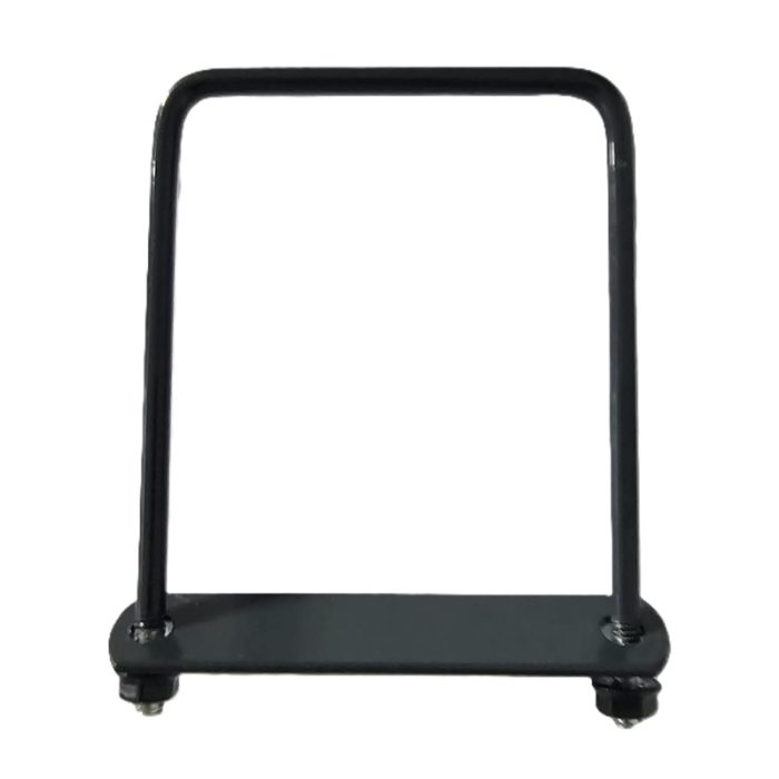 Brida 100x80mm Gri Antracit RAL7016 Pentru Fixare Panouri Gard Pe Stalpi Rectangulari - 25buc/cutie