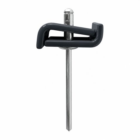 Clema De Inadire Pentru Panou Gard Bordurat Gri Antracit RAL 7016 - 100buc/cutie