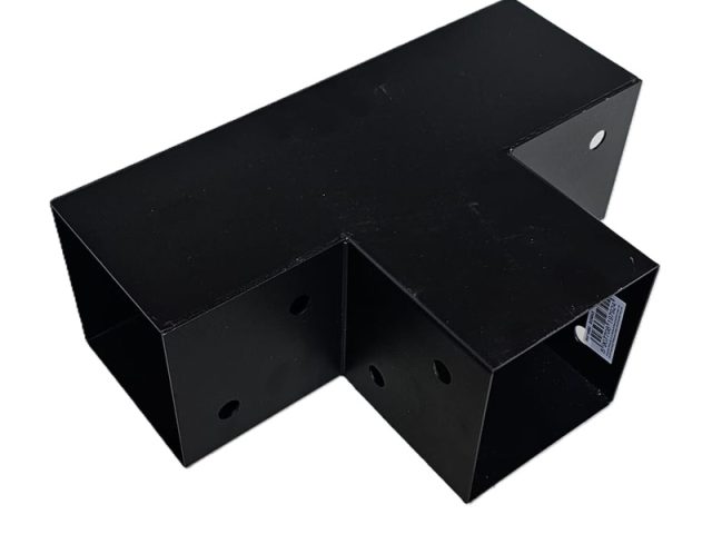 Conector Grinda Lemn 100mm Forma T Pentru Pergole Si Terase GPT 100