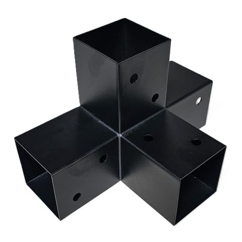 Conector Grinda Lemn 90mm Forma X Pentru Pergole Si Terase GPX 90