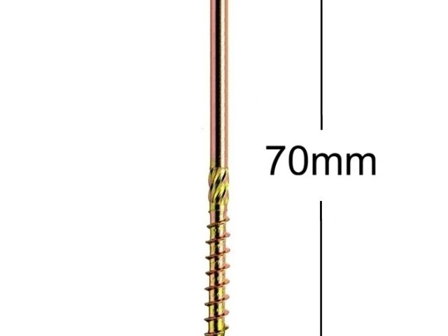 Surub Dulgherie Cap Plat 8x70mm Torx TX40 - 100buc/cutie