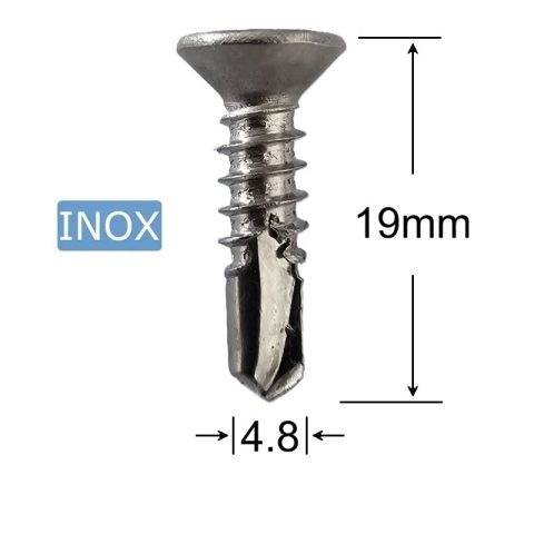 Surub Autoforant Inox A2 4.8x19mm Cap Inecat DIN 7504P PH2 - 250buc/cutie