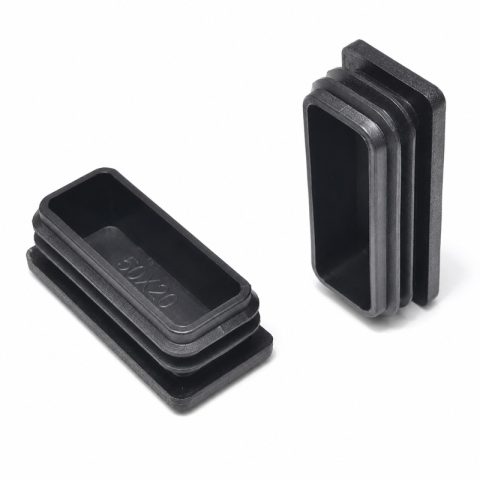 Capac Plastic Pentru Teava Rectangulara 50x20mm - 10buc/punga