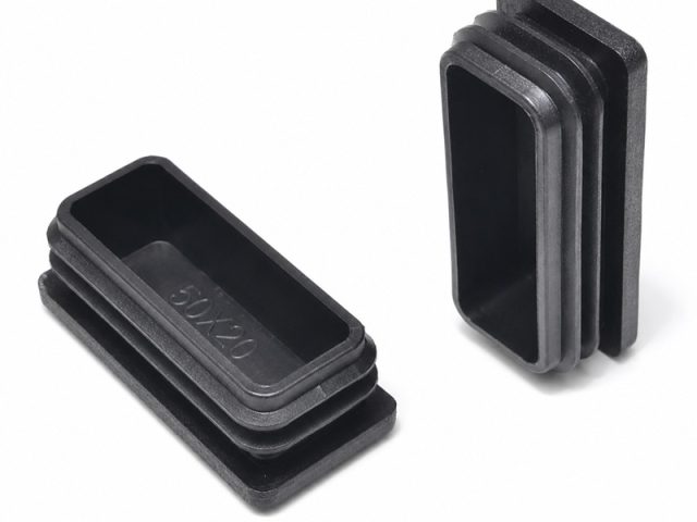 Capac Plastic Pentru Teava Rectangulara 50x20mm - 10buc/punga