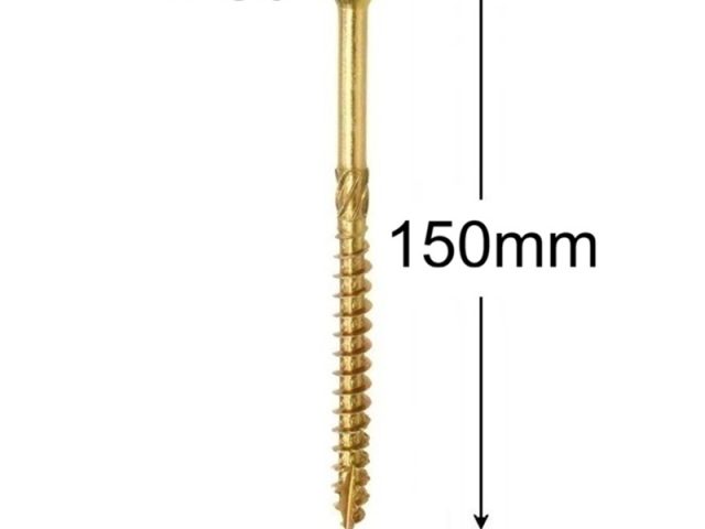 Surub Dulgherie Cap Inecat 6x150mm Torx TX30 - 100buc/cutie