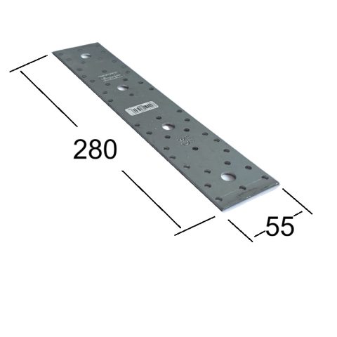 Conector Plat 280x55x2.5mm LP4
