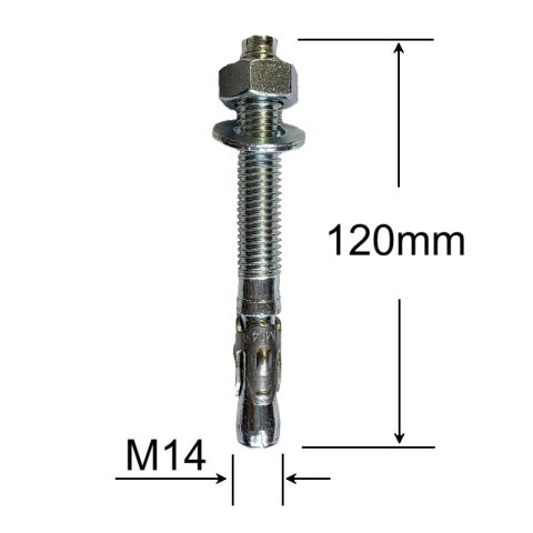 Conexpand Ancora Cu Cep Cilindric Si Clema M14x120mm - 20buc/cutie