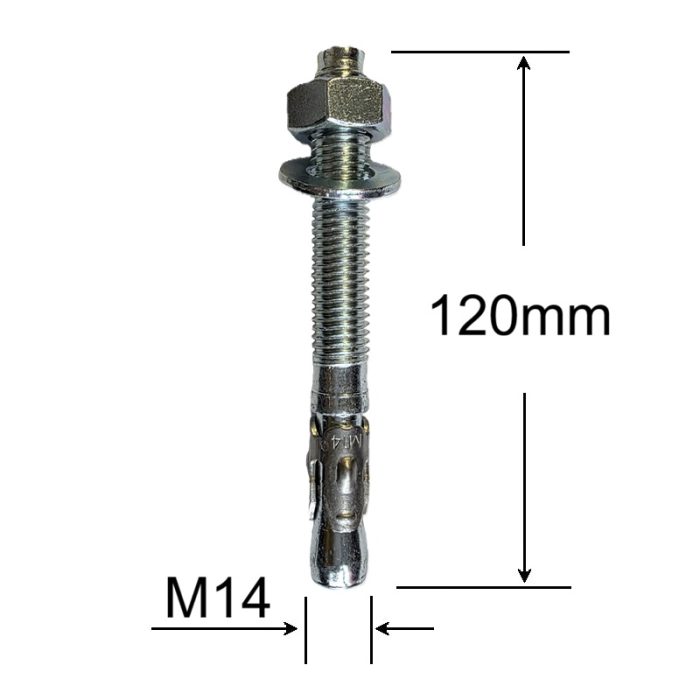 Conexpand Ancora Cu Cep Cilindric Si Clema M14x120mm - 20buc/cutie