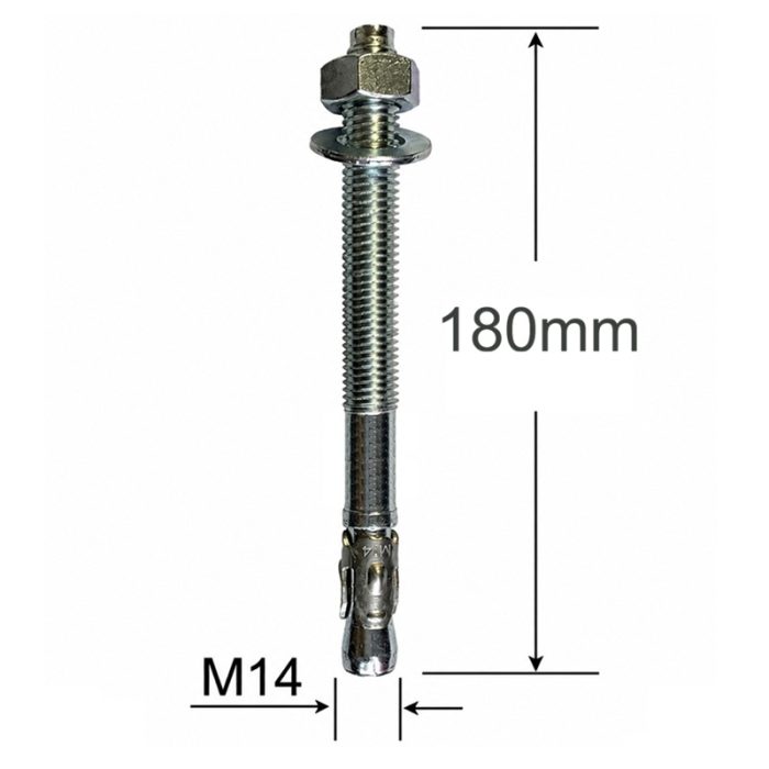 Conexpand Ancora Cu Cep Cilindric Si Clema M14x180mm - 10buc/cutie